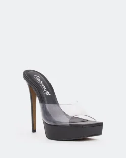 Women L'INTERVALLE Meredith, Black Clear/Vinyl Noir