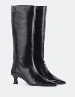 Women L'INTERVALLE Merit Black Leather