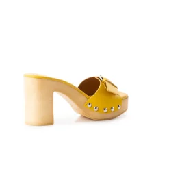Women L'INTERVALLE Micro Mustard Leather