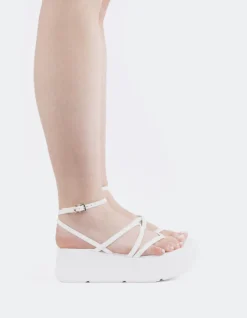 Women L'INTERVALLE Miel White Leather