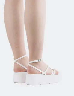 Women L'INTERVALLE Miel White Leather