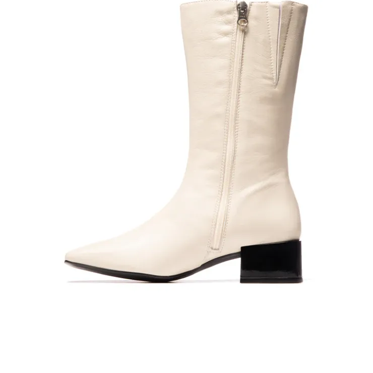 Women L'INTERVALLE Milton Off White Leather
