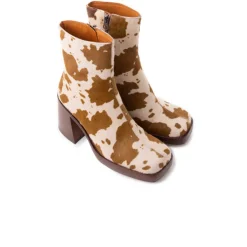 Women L'INTERVALLE Minden Brown Cow Pony