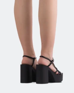 Women L'INTERVALLE Minou Black Leather