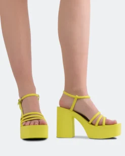 Women L'INTERVALLE Minou Yellow Leather