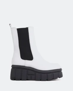 Women L'INTERVALLE Mission White Leather