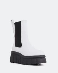Women L'INTERVALLE Mission White Leather