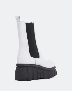 Women L'INTERVALLE Mission White Leather