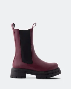 Women L'INTERVALLE Missouri Bordeau Leather