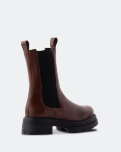 Women L'INTERVALLE Missouri Brown Leather
