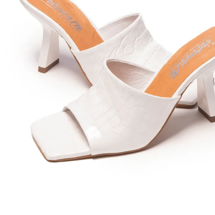 Women L'INTERVALLE Mojito White Croco