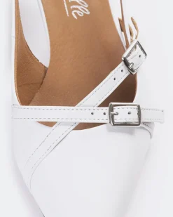 Women L'INTERVALLE Montrose White Leather