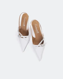 Women L'INTERVALLE Montrose White Leather