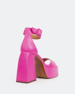 Women L'INTERVALLE Moore, Pink Leather/Cuir Rose