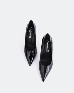 Women L'INTERVALLE Moraya Black Patent