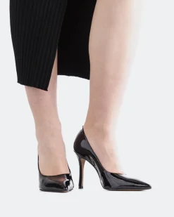 Women L'INTERVALLE Moraya Black Patent