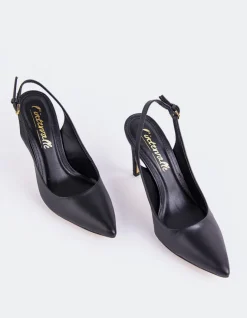 Women L'INTERVALLE Morisha Black Leather