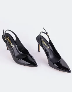 Women L'INTERVALLE Morisha Black Patent