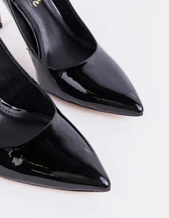 Women L'INTERVALLE Morisha Black Patent