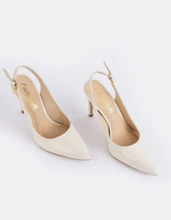 Women L'INTERVALLE Morisha Off White Patent