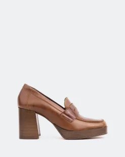 Women L'INTERVALLE Moro Brown Leather