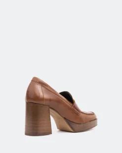 Women L'INTERVALLE Moro Brown Leather