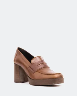 Women L'INTERVALLE Moro Brown Leather