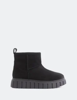 Women L'INTERVALLE Mortara Black Suede