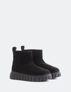 Women L'INTERVALLE Mortara Black Suede
