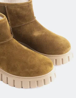 Women L'INTERVALLE Mortara Brown Suede