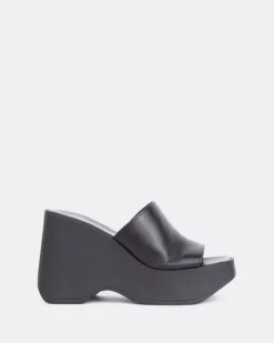 Women L'INTERVALLE Moss Black Leather
