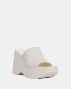 Women L'INTERVALLE Moss Off White Leather