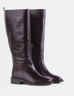 Women L'INTERVALLE Moyle Burgundy Leather