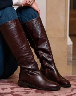Women L'INTERVALLE Moyle Burgundy Leather