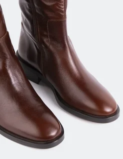 Women L'INTERVALLE Moyle Chestnut Leather