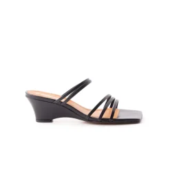Women L'INTERVALLE Muelle Black Leather