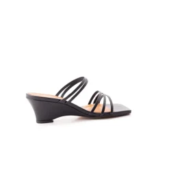 Women L'INTERVALLE Muelle Black Leather