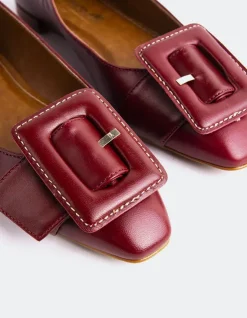 Women L'INTERVALLE Mulan Bordeau Leather