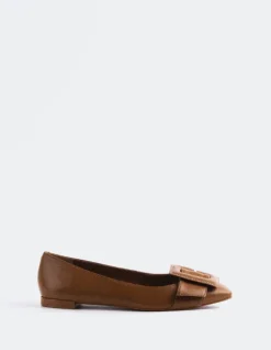 Women L'INTERVALLE Mulan Chestnut Leather