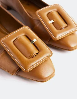 Women L'INTERVALLE Mulan Chestnut Leather