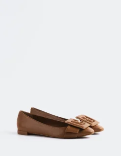 Women L'INTERVALLE Mulan Chestnut Leather