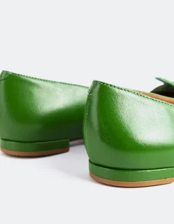 Women L'INTERVALLE Mulan Green Leather