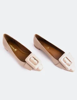 Women L'INTERVALLE Mulan Nude Leather