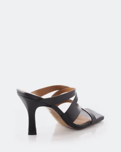 Women L'INTERVALLE Myrtos Black Leather