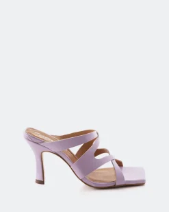 Women L'INTERVALLE Myrtos Lilac Leather
