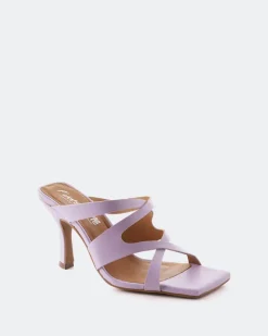 Women L'INTERVALLE Myrtos Lilac Leather