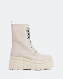 Women L'INTERVALLE Nanaimo Beige Leather