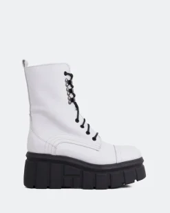 Women L'INTERVALLE Nanaimo White Leather