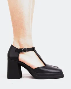 Women L'INTERVALLE Navona Black Leather
