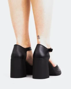 Women L'INTERVALLE Navona Black Leather
